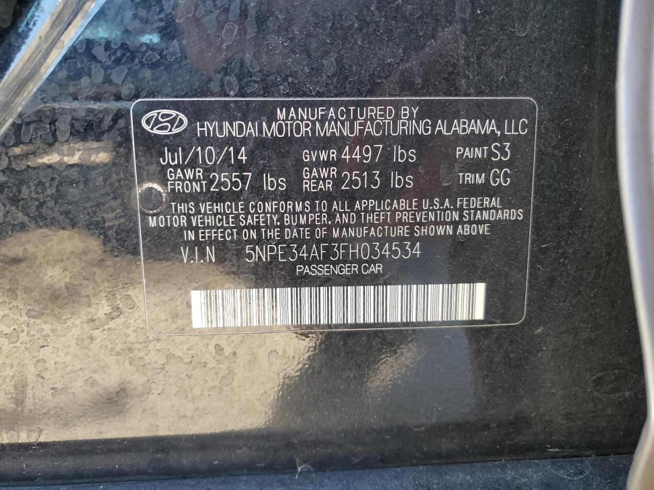 HYUNDAI SONATA SPORT