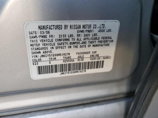 2006 INFINITI G35 #3304363592