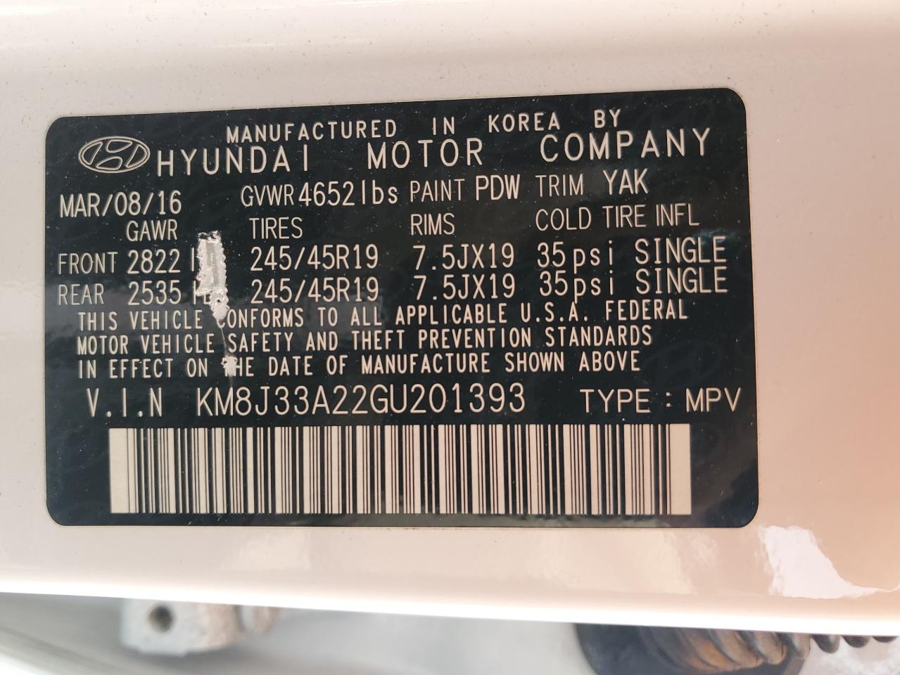 HYUNDAI TUCSON LIMITED