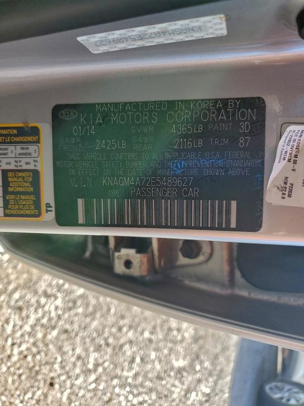 2014 KIA OPTIMA LX #3298240027