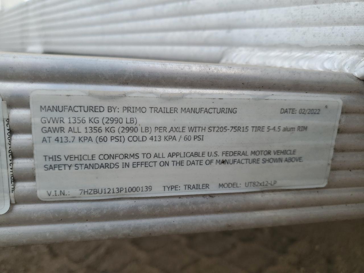 Lot #3296606044 2022 PRIMO UNKNOWN