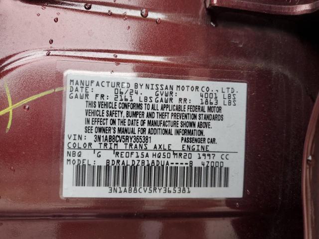 2024 NISSAN SENTRA SV - 3N1AB8CV5RY365381