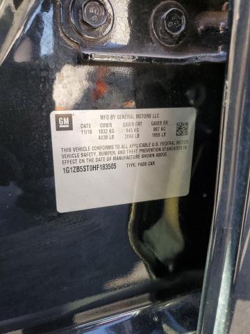 2017 CHEVROLET MALIBU LS - 1G1ZB5ST0HF183505