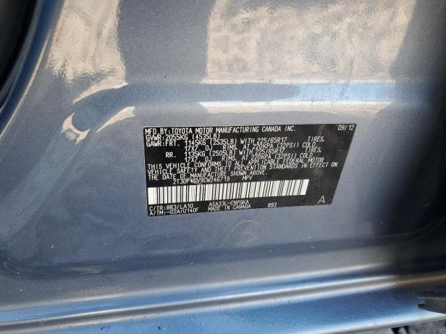 2012 TOYOTA RAV4 LIMIT - 2T3DF4DV9CW246719