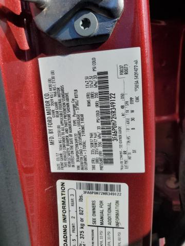 2017 FORD FUSION SE #3296395666