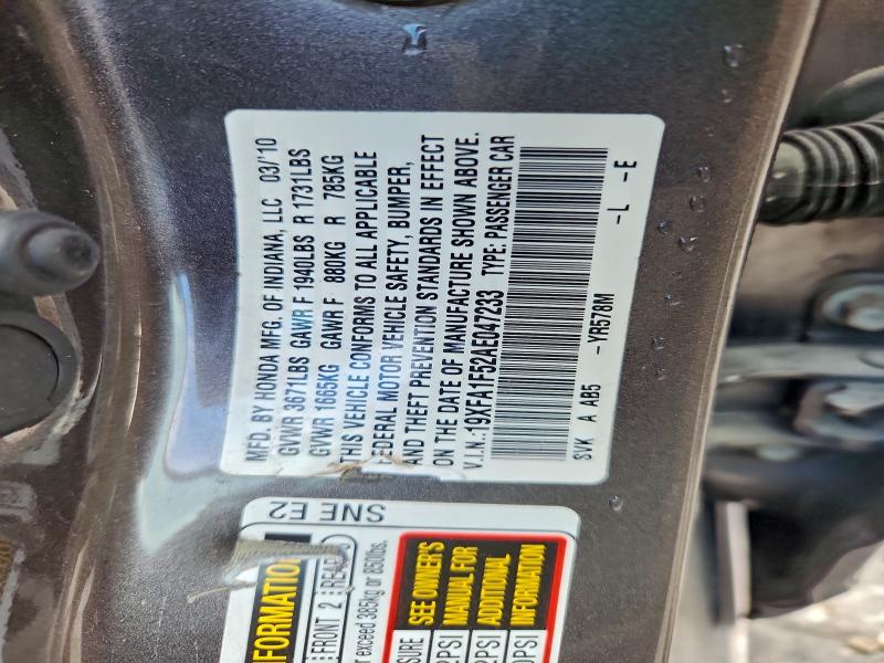 2010 HONDA CIVIC LX #3301642653