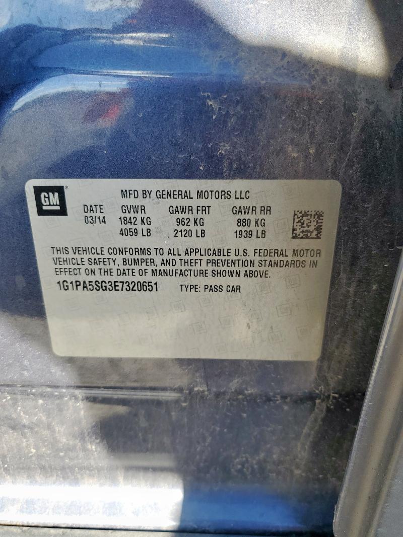 2014 CHEVROLET CRUZE LS #3286531244