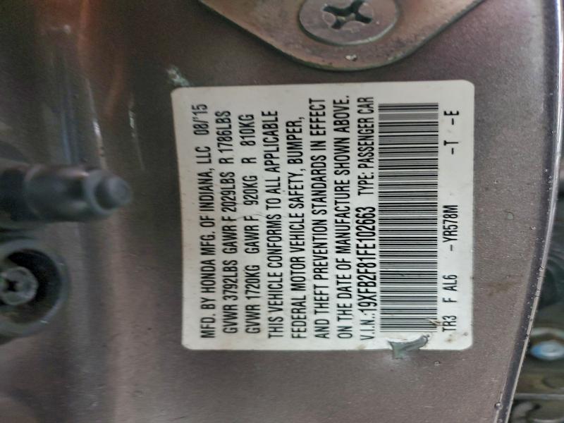 2015 HONDA CIVIC EX #3303818435