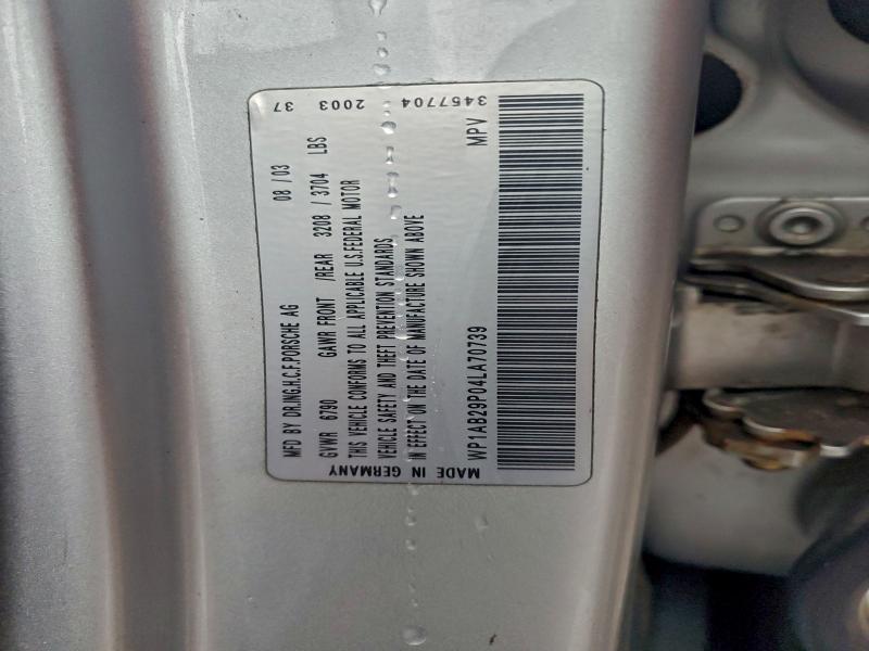 2004 PORSCHE CAYENNE S #3296938817