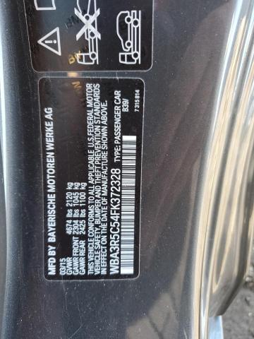 2015 BMW 435 XI WBA3R5C54FK372328