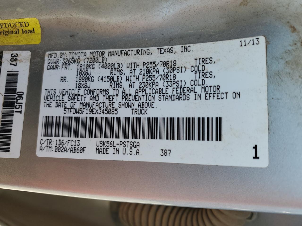 TOYOTA TUNDRA CREWMAX SR5