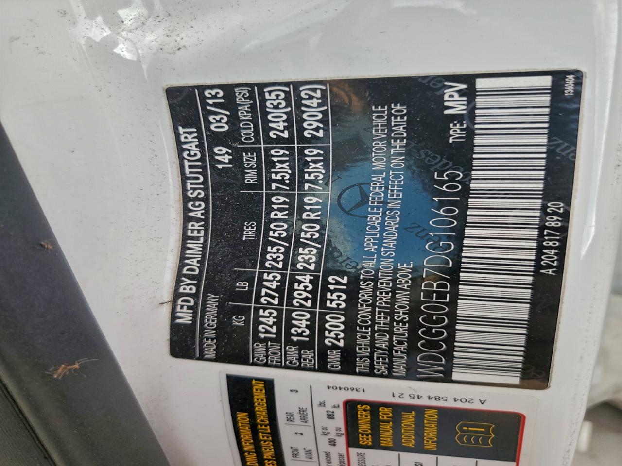 MERCEDES-BENZ GLK-CLASS 250 BLUETEC