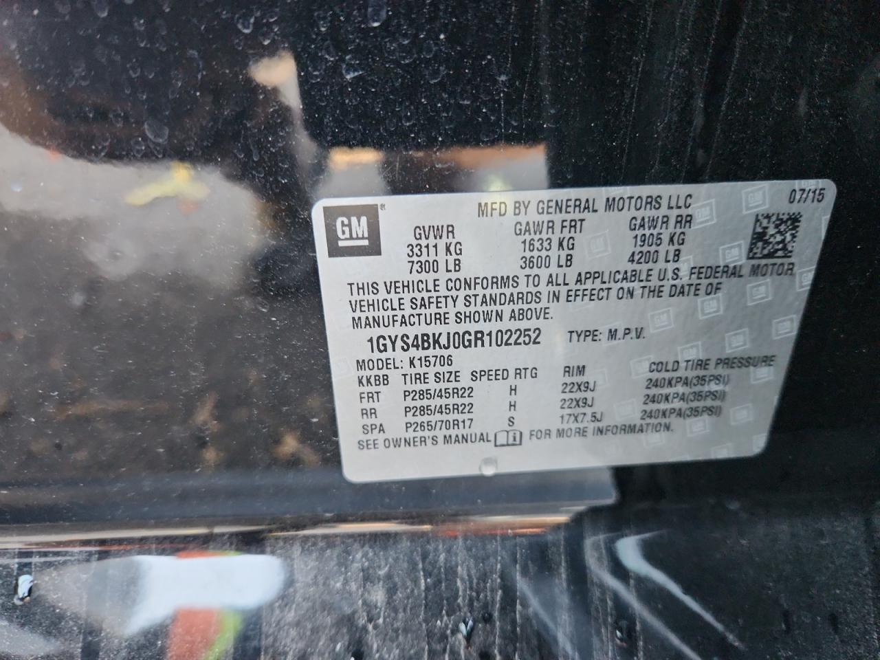 CADILLAC ESCALADE LUXURY