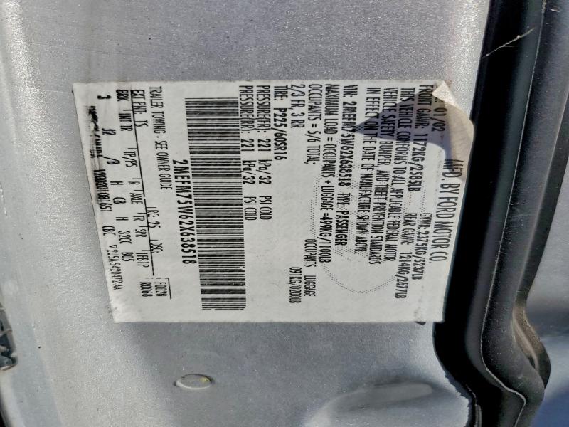 2002 MERCURY GRAND MARQ #3297017378