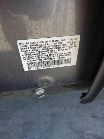 2014 HONDA PILOT EXL - 5FNYF3H53EB010839