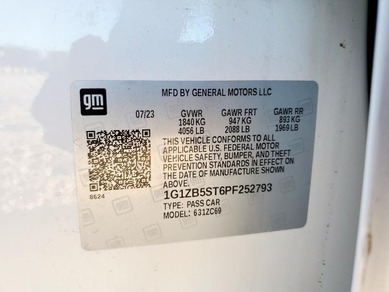 2023 CHEVROLET MALIBU LS #3304862542