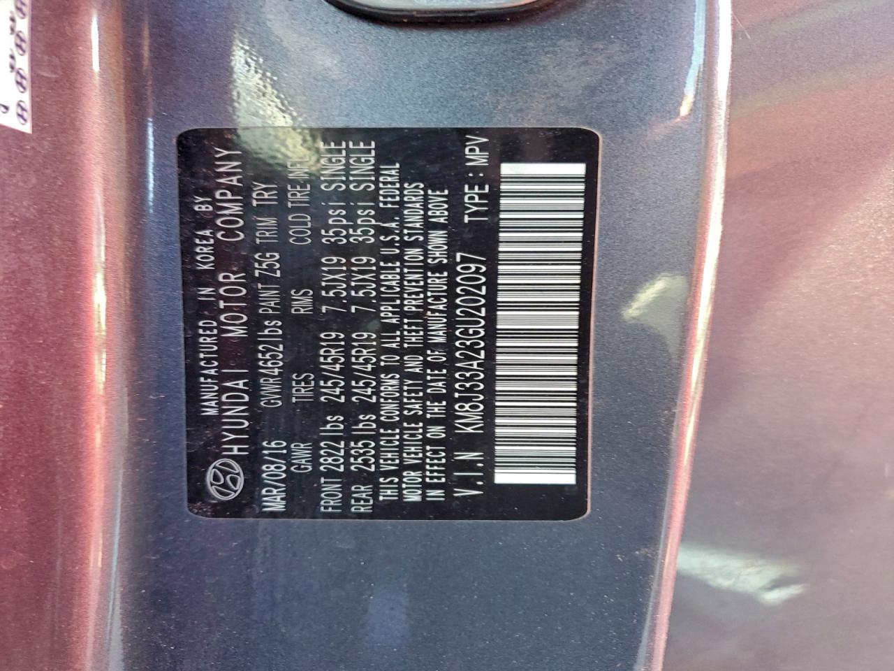 HYUNDAI TUCSON LIMITED