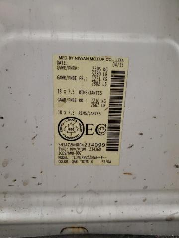 2015 NISSAN MURANO S - 5N1AZ2MH0FN234099