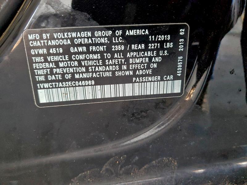 2014 VOLKSWAGEN PASSAT SEL #3301874460