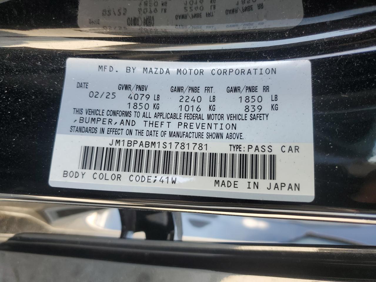 MAZDA 3 SELECT SPORT