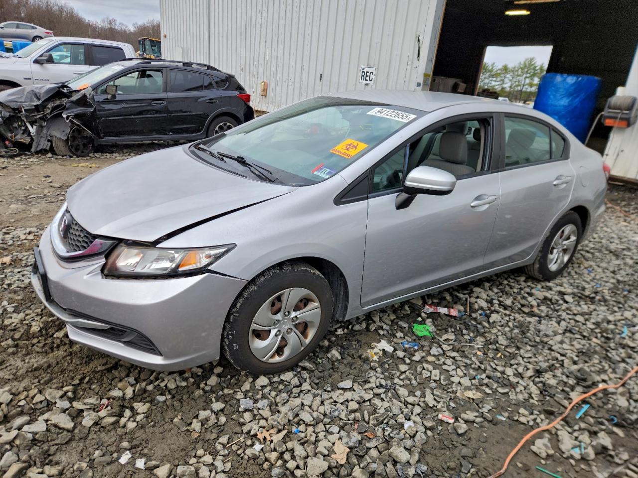 Lot #3301818356 2015 HONDA CIVIC LX