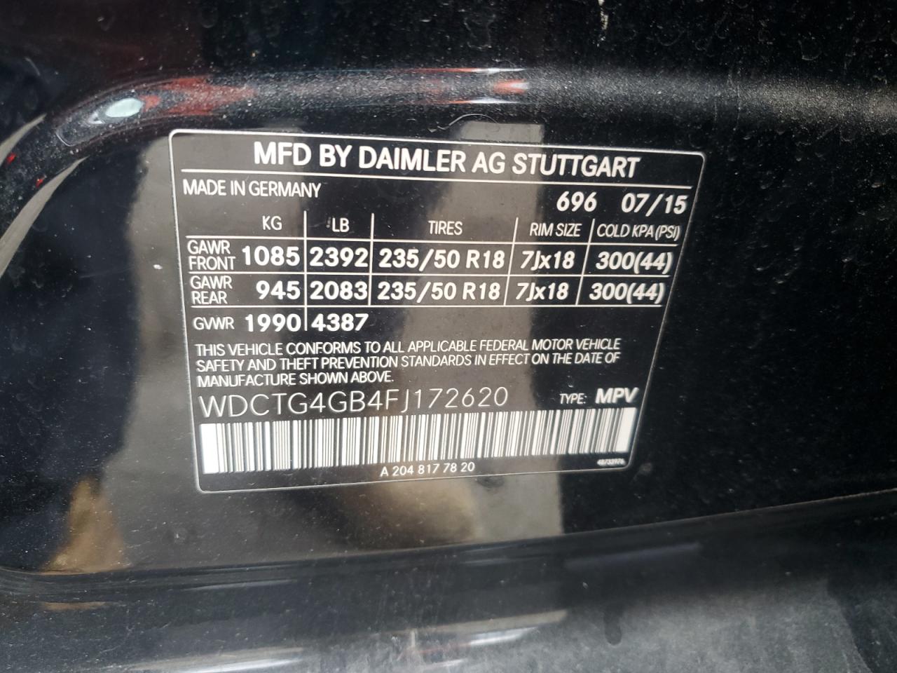 MERCEDES-BENZ GLA-CLASS 250 4MATIC