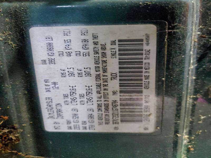 2001 DODGE RAM 2500 #3296981822