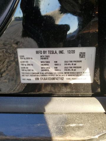 2021 TESLA MODEL S #3297236419