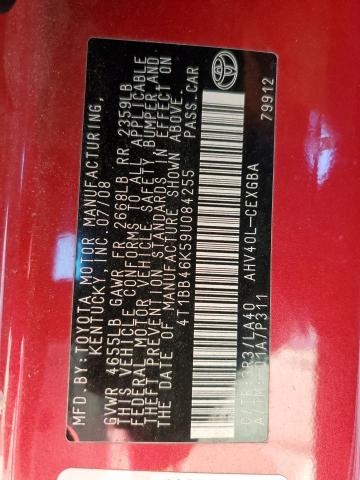 2009 TOYOTA CAMRY HYBR #3286539161