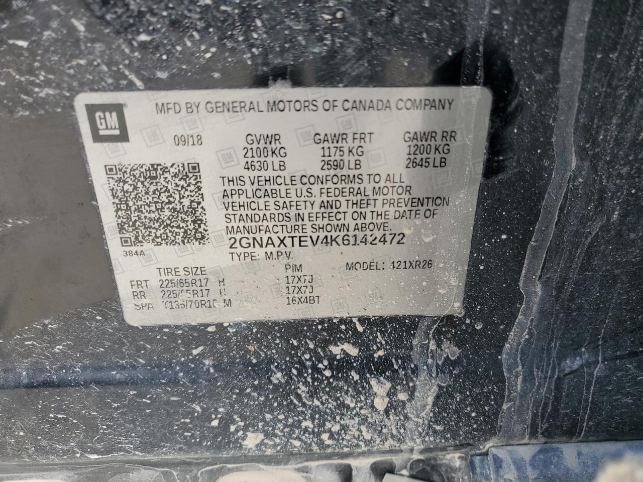 CHEVROLET EQUINOX LT