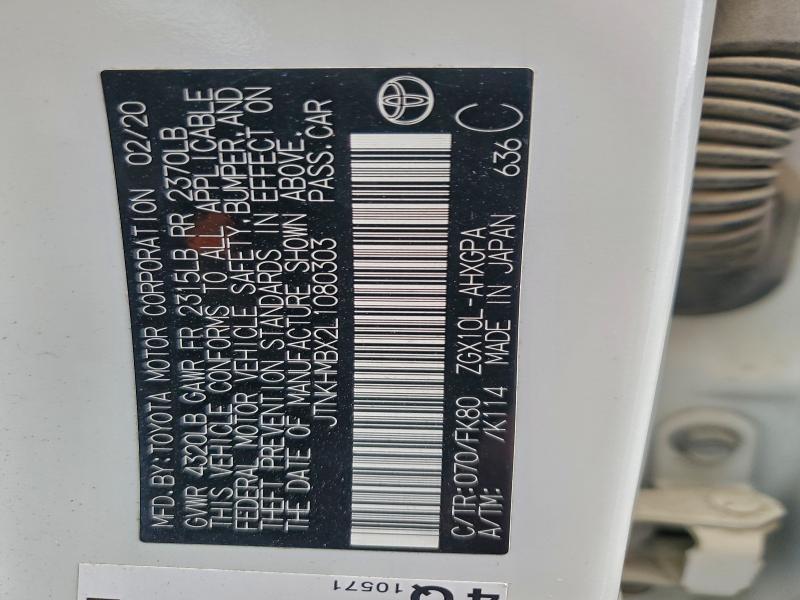 2020 TOYOTA C-HR XLE #3304725983