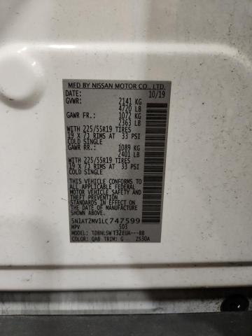 2020 NISSAN ROGUE S - 5N1AT2MV1LC747599