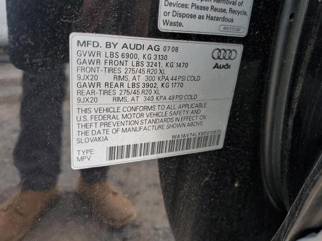 2009 AUDI Q7 PRESTIG #3279550282