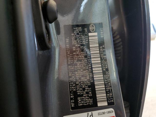 2012 TOYOTA CAMRY BASE #3303986685