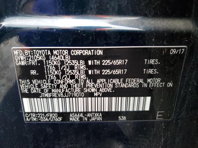 2018 TOYOTA RAV4 LE - JTMBFREV8JJ719010