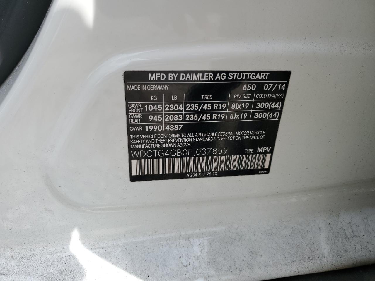 MERCEDES-BENZ GLA-CLASS 250 4MATIC