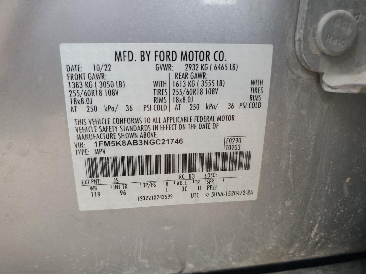 FORD EXPLORER POLICE INTERCEPTOR