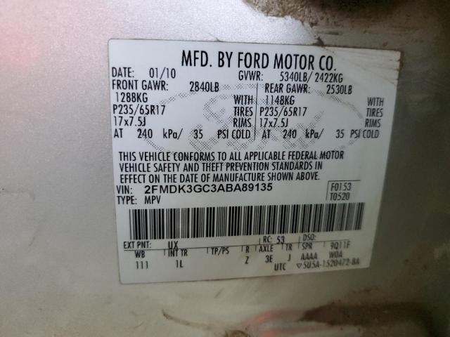 2010 FORD EDGE SE #3302847905