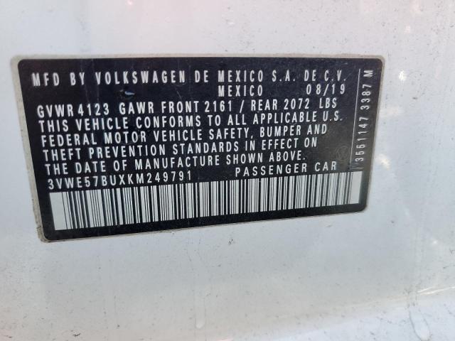 2019 VOLKSWAGEN JETTA SEL #3290262218