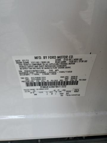 2015 FORD FLEX SEL #3305605817