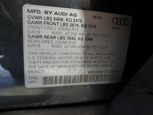 2020 AUDI Q5 PREMIUM #3301710407