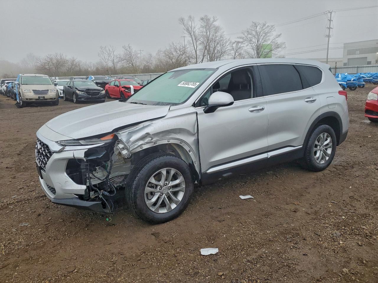 Lot #3316763415 2019 HYUNDAI SANTA FE S
