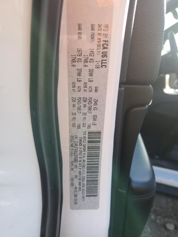 Lot #3305312300 2018 JEEP GRAND CHER