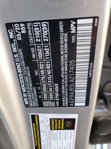 2020 MERCEDES-BENZ GLE 350 4JGFB4JB5LA217405