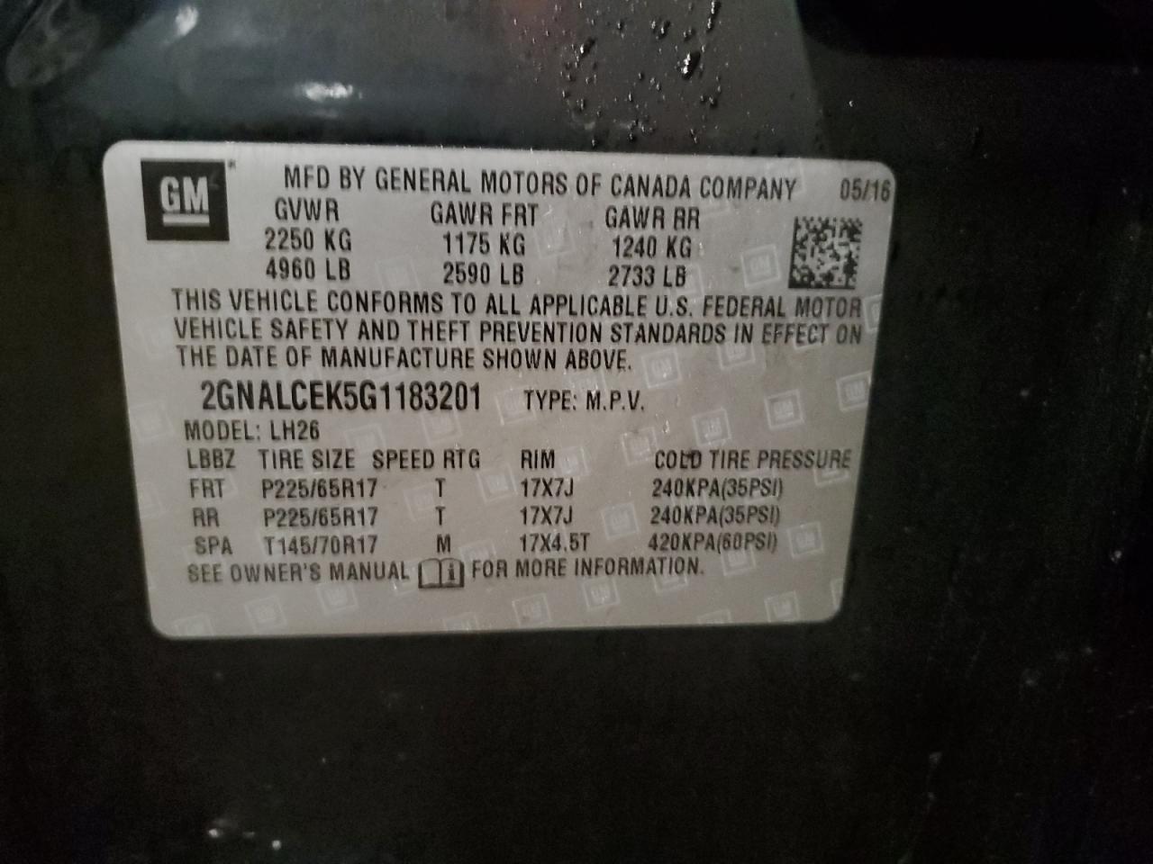 CHEVROLET EQUINOX LT