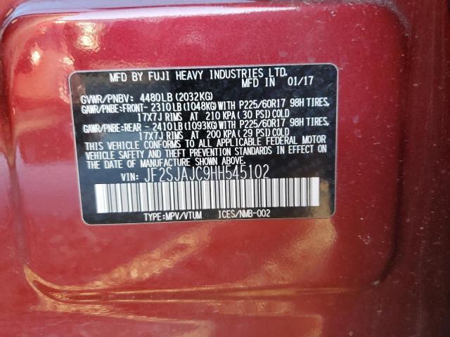 2017 SUBARU FORESTER 2 #3291378168