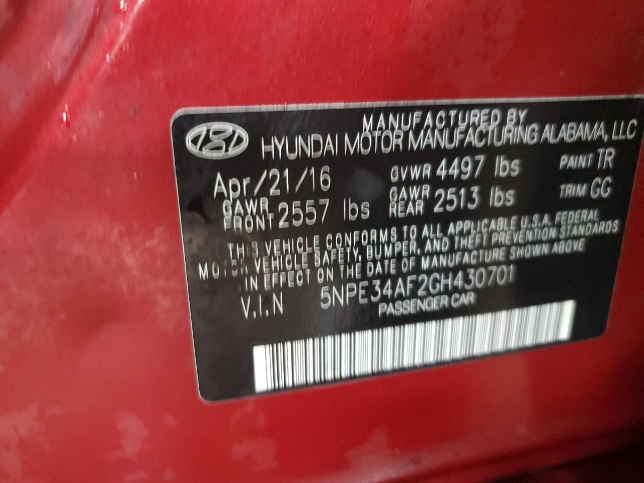 HYUNDAI SONATA SPORT