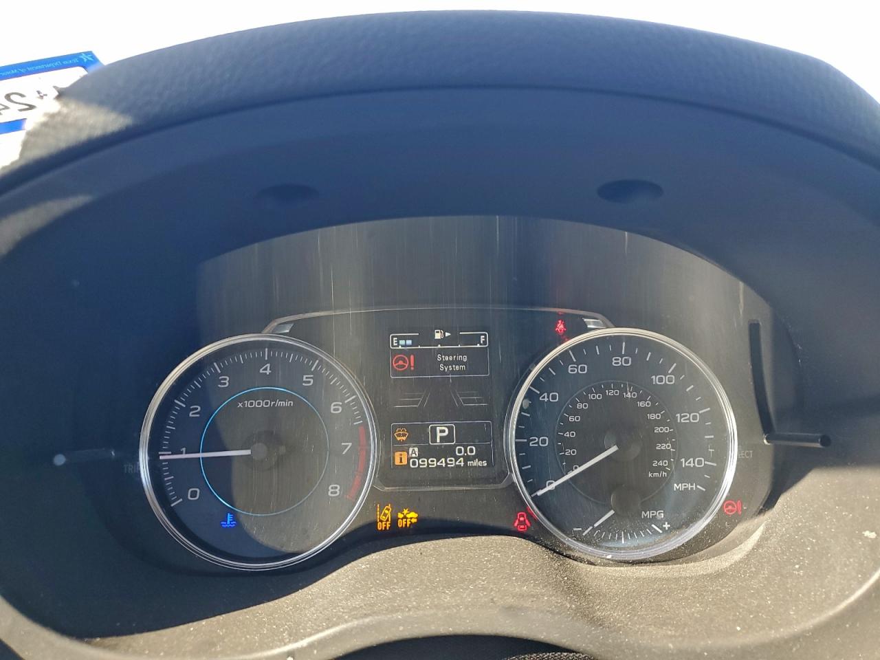 SUBARU IMPREZA SPORT LIMITED