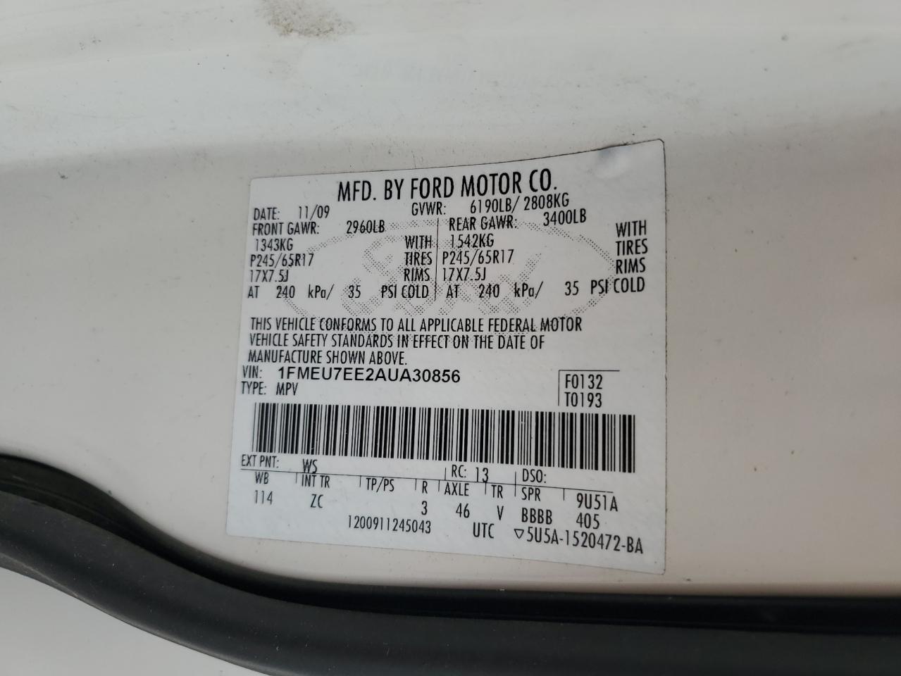 FORD EXPLORER EDDIE BAUER