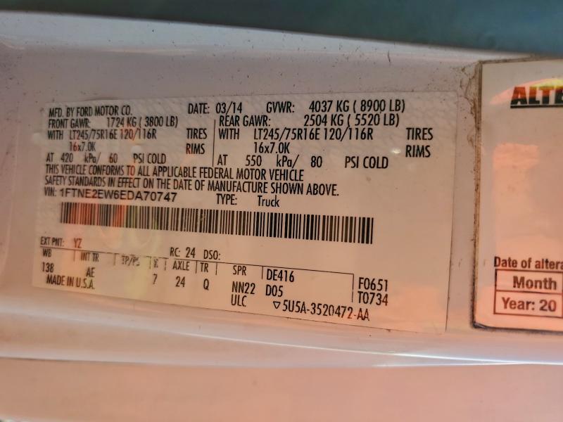 2014 FORD ECONOLINE #3303386155